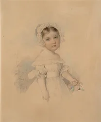 Kreivitär Aleksandra Aleksandrovna Golitsynan muotokuva 1823-1910, 1820-luvun puoliväli