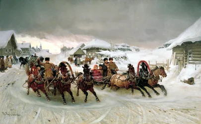 "Laskiainen", 1889