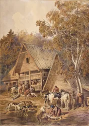 Metsästäjät, 1863
