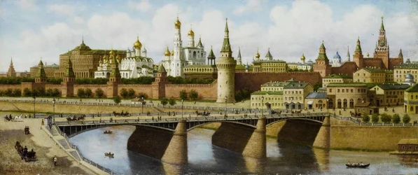 Näkymä Kremliin Moskvoretskin sillalta
