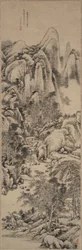 Maisema Huang Gongwangin tyyliin