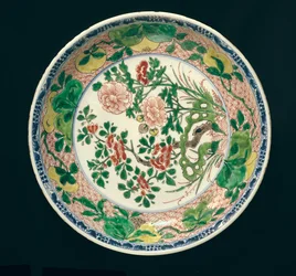 Astia famille verte -koristeella, Kangxi-kausi, 1662-1722 (keraaminen)