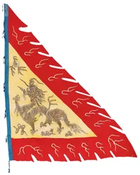 Yksi banneriparista, n. 1900 (silkki)