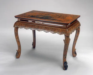 Pöytä, Kangxi-kausi (1662-1722) (lakattu puu- ja hamppukangas) (katso myös 272134)