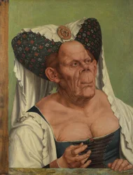 Vanha nainen. Ruma herttuatar, noin 1513