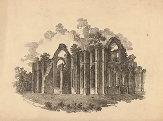 Fountains Abbeyn itäosa
