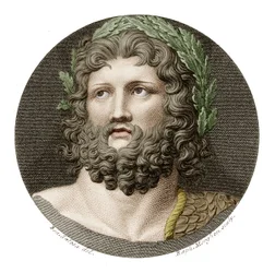 Zeus (värillinen kaiverrus)