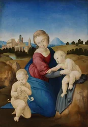 Madonna ja lapsi vauvakastajan kanssa Esterházy Madonna