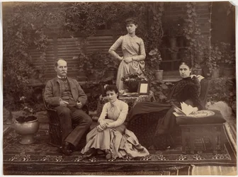 Sir Auckland Colvin perheineen, Shimla