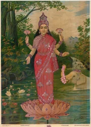 Lakshmi Embellished, Ravi Varma Press, muokkaa
