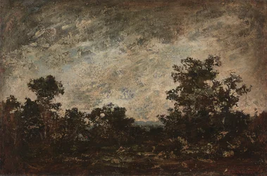 Intiaanileiri, n.1890 (öljy kankaalle)