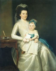 Lady Williams ja lapsi, 1783.