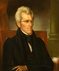 Andrew Jackson (1767–1845), n. 1830–1832 (öljy paneelille)