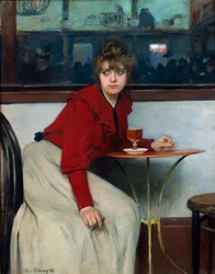 Moulin de la Galettessa eli La Madeleinessa. Ramon Casas i Carbón (1866-1932) maalaus