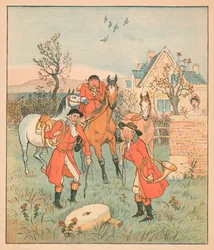 ...seuraava asia, jonka he löysivät, oli grunin, jauhatuskivi..., 1880.