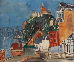 Côte Basse, noin 1924 (öljy kankaalle)