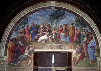 Parnassus, Stanza della Segnatura -teoksesta