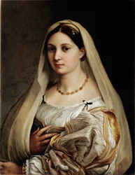Ladyn muotokuva nimeltä Voilee-maalaus