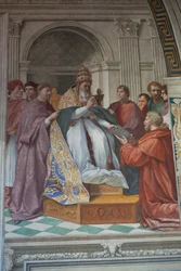 Dekretaalien toimittaminen paavi Gregorius IX:lle (kuva)