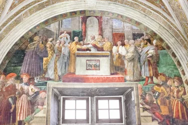 Leo III:n vala, tulen huone Borgossa
