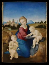 Madonna ja lapsi sekä Johannes-lapsi
