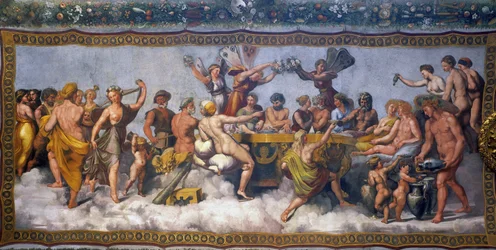 Amorin ja Psykhen hääjuhla, 1517.