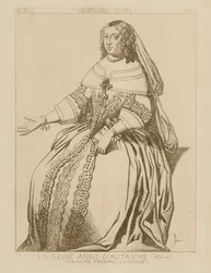 Itävallan kuningatar Anne, 1644