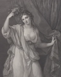 Lady Hamilton sarjakuvamusena, Thalia, 1791.