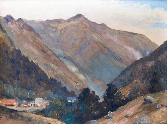 Vuoristomaisema (Pyreneet)