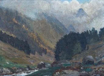 Vallee de Lutour, 8-9-1939 (öljy puulle)