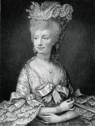 Kuningatar Charlotte, George III:n kuningatar puoliso, 1800-luku.