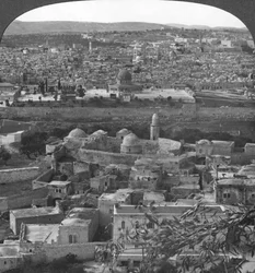 Jerusalem, pyhä kaupunki, pelastettu turkkilaisilta, Palestiina, ensimmäinen maailmansota, c1917-1918