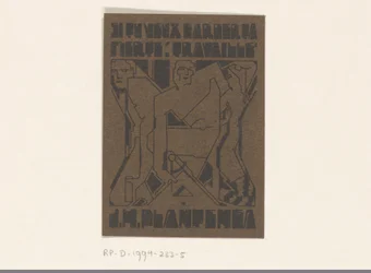 Ex libris, J.H. Plantenga