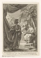 Arabimperiumin allegoria Arabien nykyhistoria, kolmas osa (otsikko esineessä) Nimisivu: S.n., Hedendagche historie tai Yleisen historian jatko, 1764