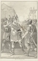 Germanicus vannoo uskollisuutta Tiberiukselle
