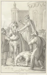 Keisari Valerian Persian kuninkaan Saporin vankina