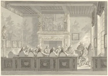 Prinssi William V:n istuin College of the Admiraltyssa Amsterdamissa