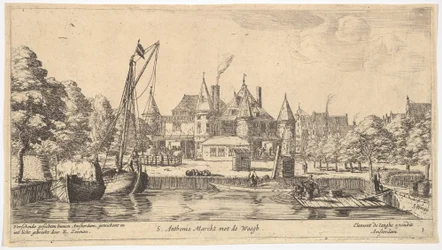 S. Anthonis Marckt de Waeghin kanssa, 1600-luku.