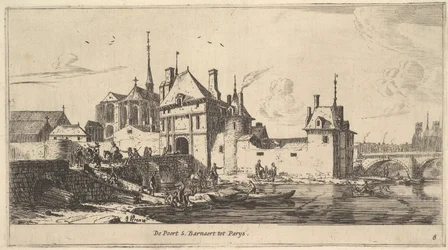 Pyhän Bernardin sisäänkäynnin portti Pariisissa, 1600-luku.