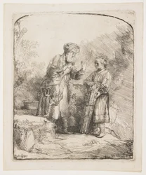 Abraham ja Iisak, 1645