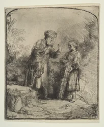 Abraham ja Iisak, 1645.