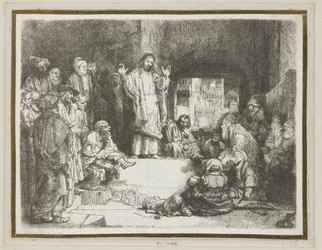 Kristus saarnaamassa (”Pieni hauta”)