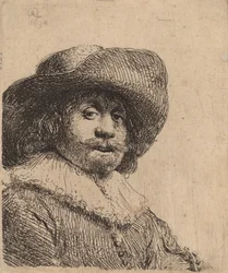 Home in a Broad-Brimmed Hat, possiblement 1638. finlandès