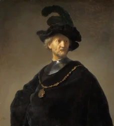 Vanha mies kultaketjulla, 1631.
