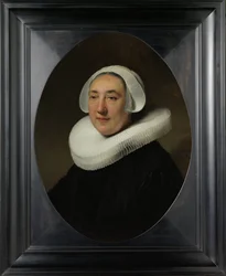 Haesje Jacobsdr van Cleyburgin muotokuva, 1634.