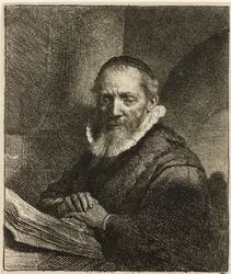 Saarnaajan Jan Cornelis Sylviuksen muotokuva, 1633.