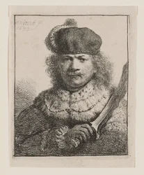 Rembrandt ja kohotettu miekka