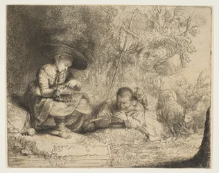 Huilusoittaja, 1642.