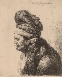 Toinen itämainen pää, n. 1635.