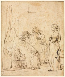 Tobias Healing His Fathers sokeuden, c. 1640-45.